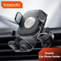 Support de téléphone de voiture Toocki Stable Air Vent Rotation à 360 ° Support de serrage automatique pour téléphones de 4.7 à 7 pouces pendant la conduite