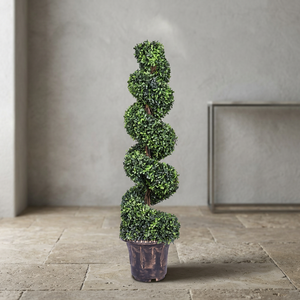 Pot de plante décoratif en plastique cylindrique AFF-Plant 120 cm résistant aux UV pour Noël - Product Image 3
