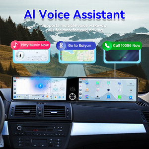 Mookaka kép 12.3 inch <span class=keywords><strong>Android</strong></span> 14 màn hình cảm ứng cho BMW X3 2005 2010 Carplay 360 GPS Carplay Navigation đa phương tiện Video Player - Product Image 5