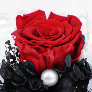 Rose éternelle en verre, cadeau de la Saint-Valentin, fleur d'amour, boîte de fleurs, vente en gros de fleurs préservées, boîte cadeau rose éternelle - Product Image 2