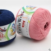 No. 5 Linen Lace Fancy Yarn Eco-Friendly Baby Coaster Yarn for Spring Summer Crochet Knitting Wholesale Manufacturer