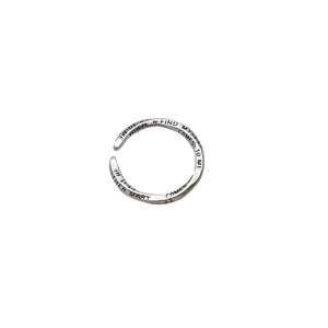 Silver Mbius Strip <b>Open</b> <b>Ring</b> For Women Korean Style Adjustable Size Geometric Design Fine Jewelry Everyday Wear - Product Image 5