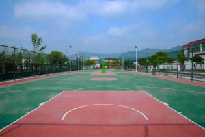 Suelo Deportivo de Silicona PU de Alto Rendimiento Certificado por la IAAF INOLP para Estadios de Baloncesto, Hecho en Guangdong, Superficie con Absorción de Impactos - Product Image 3