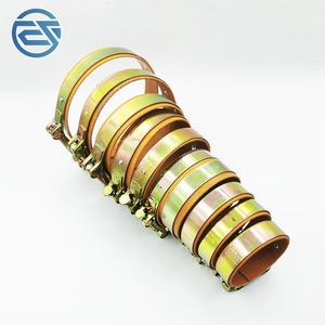 Collier de serrage robuste en acier au carbone galvanisé pour tuyau d'échappement, avec protection anti-poussière pour courroie et axe de godet d'excavatrice, type T-bolt - Product Image 6