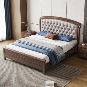 Solid Wood Storage Bed 1.8m Double Bed Rosewood <b>Foldable</b> Bedroom Furniture - Product Image 2