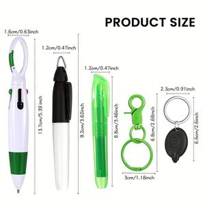Offre Spéciale : Coffret Cadeau Infirmière/Médecin avec Stylos Bille, Surligneurs, Marqueurs Permanents, Lampes Torches LED et Clips Porte-clés - Product Image 2