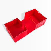 Boîte à gâteau rose personnalisée en gros avec votre propre logo, matériaux recyclés, revêtement UV, pliables, impression recto-verso