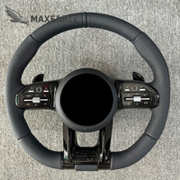 Volant de voiture en cuir de qualité supérieure pour Mercedes Benz GLC GLE GLB Classe C Classe E CLA Pièces de rechange pour mise à niveau automobile