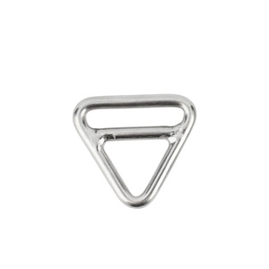 High Quality Stainless Steel <strong>Triangle</strong> Two Bars <strong>Ring</strong> for Bag Belt <strong>Ring</strong> Rope Welded <strong>Triangle</strong> <strong>Ring</strong> with Cross bar - Product Image 1