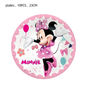 Décorations suspendues en spirale sur le thème de <span class=keywords><strong>Mickey</strong></span> et Minnie, fournitures de fête d'anniversaire pour enfants, ensembles de décorations de fête avec bannière et ballons - Product Image 4