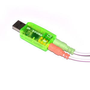 Tarjeta de sonido USB externa de 5,1 canales y 6 canales para ordenador, portátil, escritorio, con entrada de micrófono y salida de audio - Product Image 2