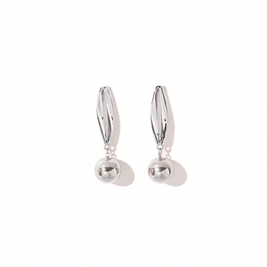 Boucles d'oreilles pendantes tendance en acier inoxydable 316L plaqué or PVD, durables et résistantes E-0395-200-223 - Product Image 1