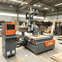 Máquina Router CNC 1530 con Sierra ATC y Mesa de Vacío, Servoaccionamiento, Área de Trabajo Eficiente, Estable, Precisa y Duradera, de Hierro Fundido