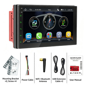 Reproductor Multimedia Universal para Automóvil, Pantalla Táctil Android, Radio Bluetooth, USB, Panel de Control, Montaje en el Tablero, TFT Negro 1920x720 - Product Image 4