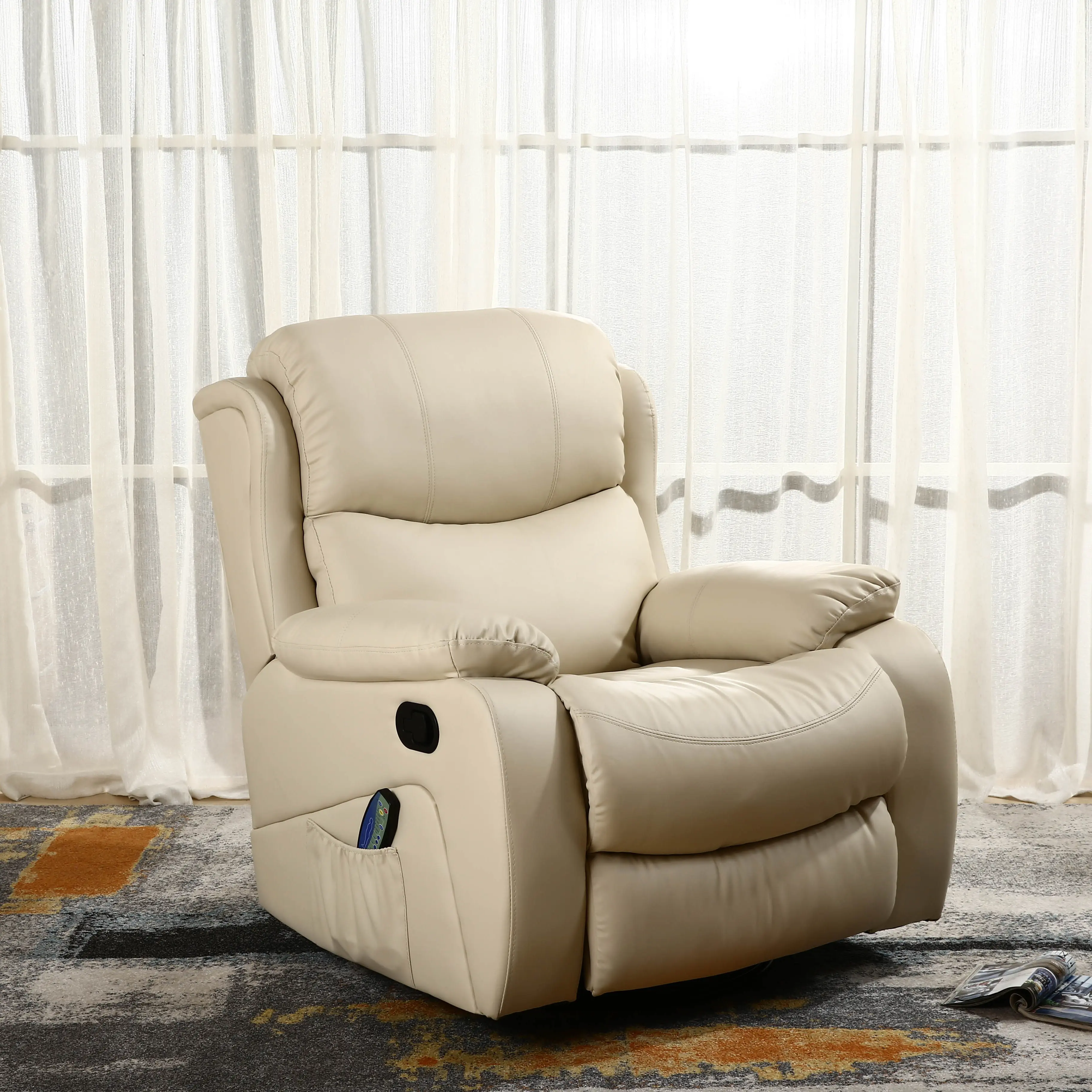 Assento reclinável dobrável para cinema, assento reclinável para home theater, cadeira de massagem barata