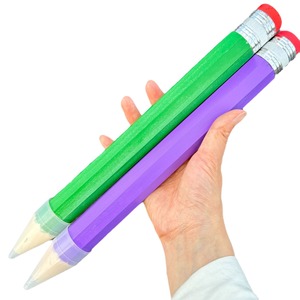 Bán Buôn Trang Trí 33Cm Chiều Dài Bằng Gỗ Biểu Tượng Tùy Chỉnh Nghệ Thuật Vui Khổng Lồ Lớn Màu Bút Chì Cho Trẻ Em Như Quà Tặng - Product Image 1