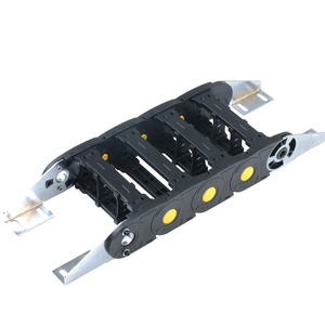 Cadena portacables de plástico Jflo serie 30, modelos 30X50, 30X75, 30X100, tipo puente con rodamientos, cadena de arrastre de plástico y nylon - Product Image 3