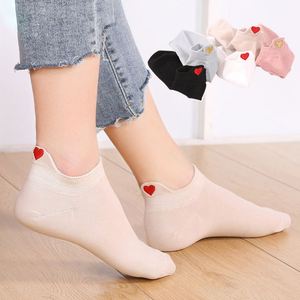 Calcetines tobilleros personalizados con logo, bordado liso y bonito para mujer y niña - Product Image 3