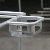 Cage de travail en aluminium, plateforme élévatrice pour chariot élévateur et grue, plateforme de travail en hauteur conforme à la norme OSHA