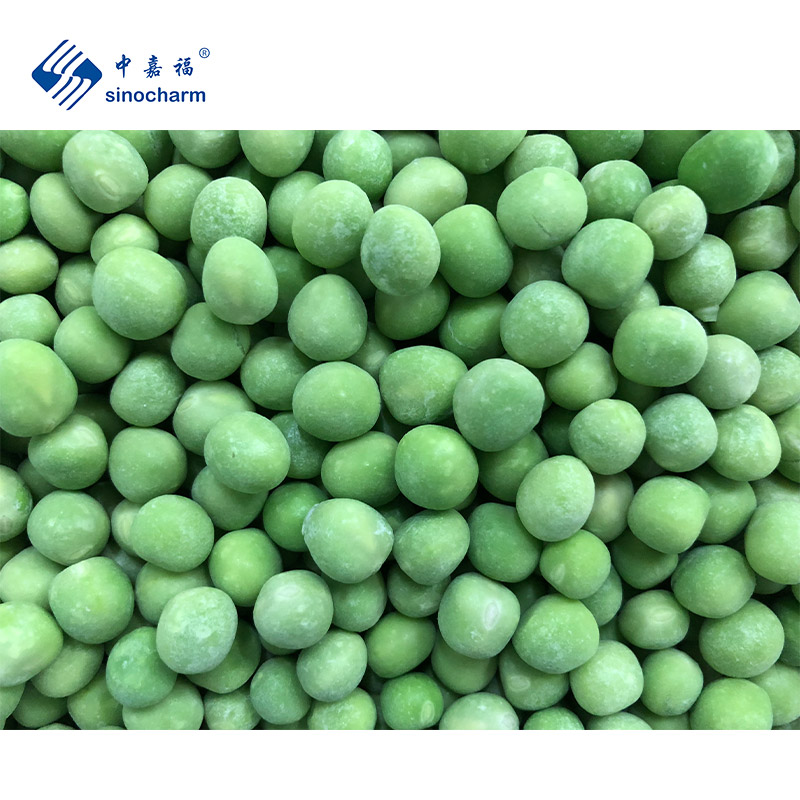 Sino charm HACCP 7-11cm Sorte Zhong wan NON GMO Fabrik preis 10kg Bulk IQF Frozen Green Peas