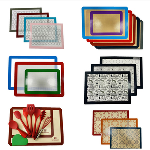 Accessoires de cuisine personnalisés, tapis de cuisson réutilisables résistants à la chaleur, doublure de four, tapis à pâtisserie antiadhésif, tapis de cuisson en silicone fibreux - Product Image 6