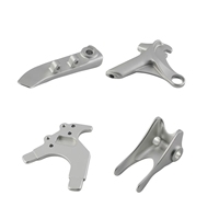 Engsel Braket Multi Garpu dari Aluminium Alloy AL6061 yang Ditempa Khusus, Lubang Engsel untuk Rem Cakram Sepeda Motor, Kaliper, Warna Hasil Sandblast Anod