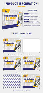 Banner Pieghevole Portatile 10x8ft a Prezzo Conveniente con Supporto per Esposizioni, Banner Personalizzato Pull-<span class=keywords><strong>up</strong></span> per Grandi Display Fieristici - Product Image 6