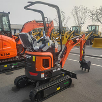 Excavator Mini Teleskopik LGZT W612U 1 Ton Baru dengan Mesin Yanmar Bersertifikasi CE Emisi Euro V Efisiensi Tinggi Bucket 0.03m3