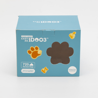 Sacs à déjections canines OEM ODM de luxe, simples, personnalisés, imprimés cœur, étanches, biodégradables, écologiques, certifiés GRS, rouleaux de recharge colorés