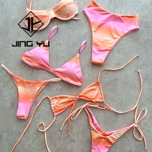 Ensemble de maillots de bain de luxe de haute qualité, impression double face, fabricant de bikinis, maillots de bain en nylon personnalisés - Product Image 2