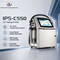 Imprimante à jet d'encre continu IPS-C550 156 m/min pour le codage variable sur les bouteilles et les câbles