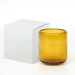 Frascos de Vidrio Grueso de Color Ámbar Soplados a Mano, Frascos de Vidrio Reciclado para Velas, para Decoración y Regalos - Product Image 2