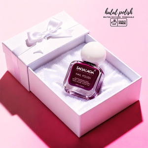 Esmalte de <span class=keywords><strong>Uñas</strong></span> Halal con Logotipo Personalizado SAGALAGA, Transpirable, Permeable al Agua, Apto para Wudu, Vegano, No Tóxico, Desprendible, Venta al Por Mayor - Product Image 5