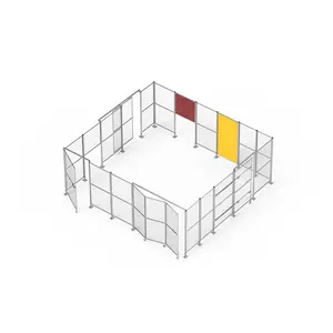 Chinese Factory Workshop Warehouse Isolation Net Stainless Steel Fence Factory Partition Fence Stainless Steel Fence