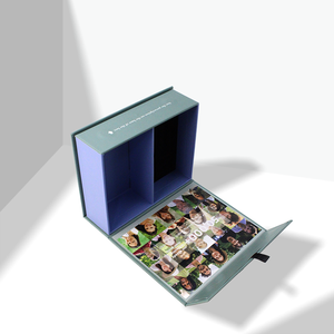 Custom Luxury Embossed <b>Magnetic</b> Coated Paper Handmade Luxury Book Style Rigid <b>Magnetic</b> Boxes Packaging - Product Image 4