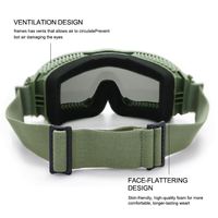 Yijia Top lunettes tactiques masques tactiques polarisés CS lunettes de tir en gros Protection des yeux 2.5m protéger les lunettes