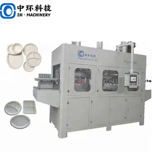 automatic waste paper recycling machine bottle tray coffee cup tray making machine line
