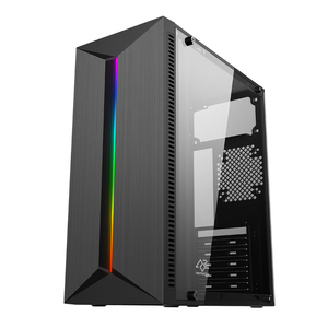 Boîtier PC ATX SNOWMAN CS024/025 Flow, double compartiment, <span class=keywords><strong>tour</strong></span> complète, conception à double ouverture, verre trempé, 3 ventilateurs adressables de 120 mm - Product Image 2