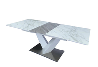 Ensemble de table à manger populaire pour la maison, design moderne, table ronde bon marché, chaises de salle à manger contemporaines