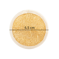 Soins de la peau Eco Round Facial Cleansing Pad Soft Face Scrubber Puff Absorbant Natural Loofah Gourd Exfoliant Facial Sponge