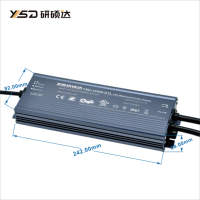Alimentation LED ultra-mince IP67 pour extérieur 100-277VAC 12V 24V 48V 150W 200W 250W 300W, driver LED étanche avec garantie de 5 ans