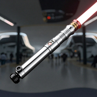Sabre laser Neopixel en gros directement de l'usine, sabre laser Darth Revan à changement de couleur infini, sabre laser LED Baselit RGB avec poignée en métal