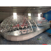 Grand dôme de piscine gonflable transparent extérieur tente de chapiteau de couverture de piscine étanche dôme gonflable