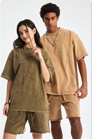 Hoogwaardige leisure tops met boxy fit, 2-delige groothandel op maat gemaakte oversized vintage sport jersey trainingspakken voor heren set
