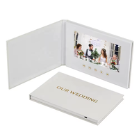 2.4 ''/4.5''/5 ''/7"/10.1 '''Brochure vidéo Livret vidéo Invitation Lcd Carte de voeux vidéo pour publicité, cadeau, éducation