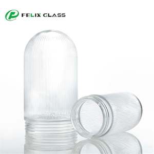 Pantalla de Lámpara de Vidrio Borosilicato Soplado a Máquina de Diseño Moderno, Cubierta de Lámpara Vapor Jar para Iluminación Interior y Exterior - Product Image 4