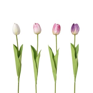 Tulipán Artificial de Alta Gama con Tallo Único de EVA Y080, Flor Artificial para Arreglos Florales Comerciales, Ideal para Fotografía - Product Image 2