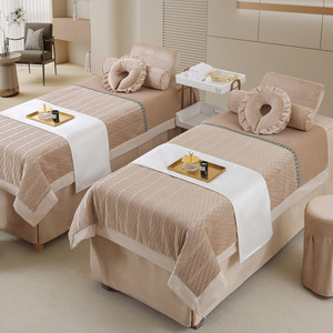 ชุดผ้าปูเตียงนวดสปาหรูหรา 4 ชิ้น รุ่นใหม่ปี 2026 ผ้ากำมะหยี่คุณภาพสูง - Product Image 1