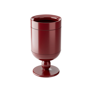 Ascor Stem Wine Glass Trash Can 3.5kg Cylindrical Indoor Waste Bin for Living Room Home Use - Product Image 2
