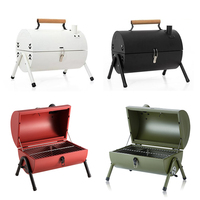 Petit BBQ Grill Tabletop Outdoor Barbecue Smoker Portable Charcoal Grill for Outdoor Cooking Backyard Camping Picnics Beach